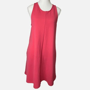 Candie’s Pink Midi Dress with Pockets